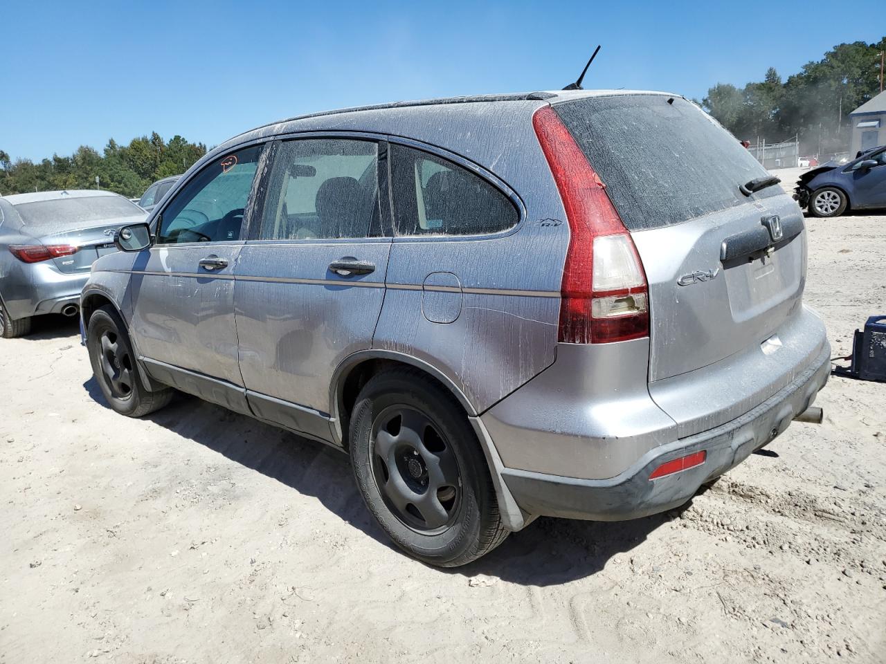 2008 Honda CR-V VIN JHLRE38348C004218 Copart auction photo, rear end / top/roof damage thumbnail 2