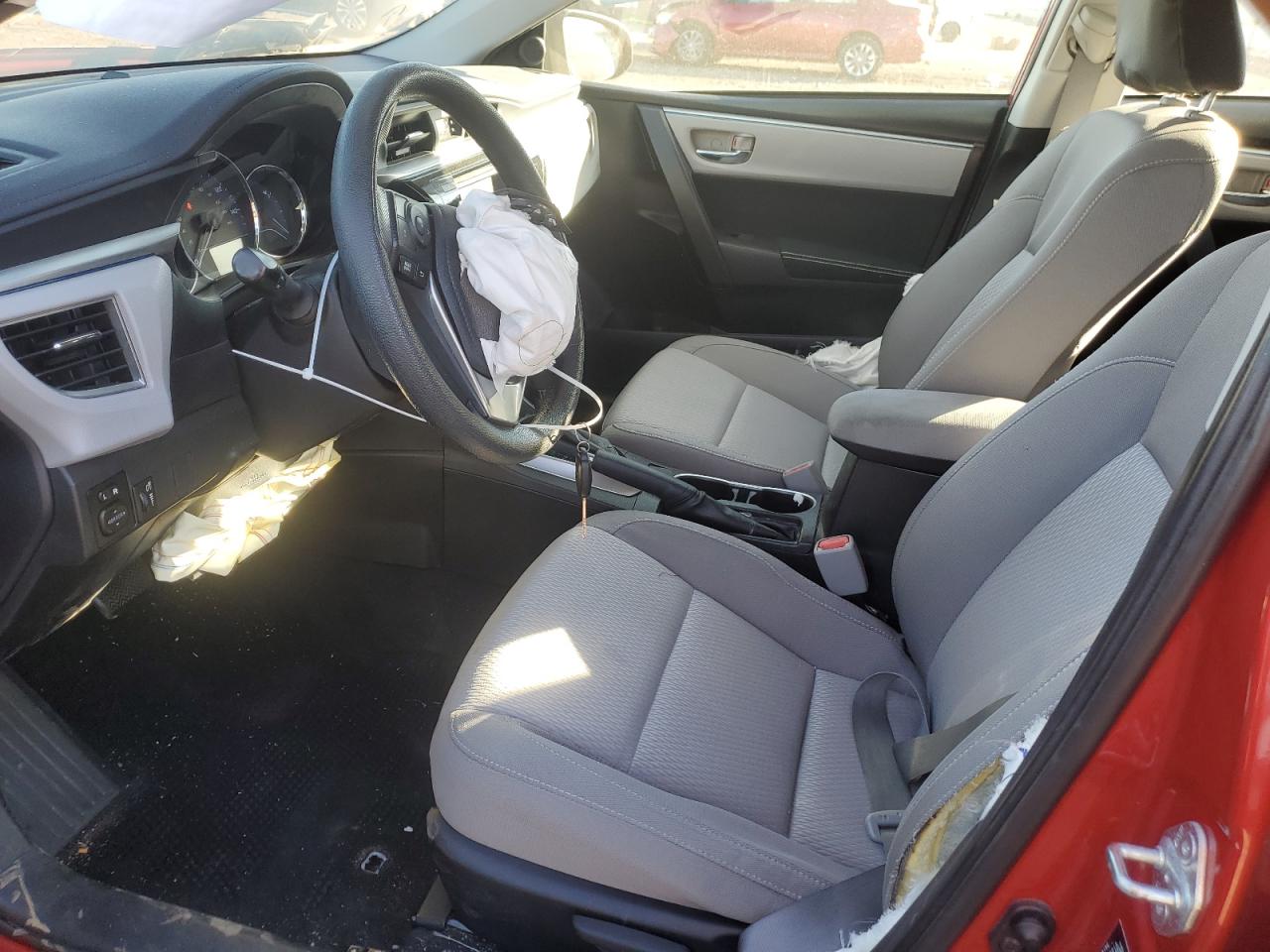 2015 Toyota Corolla VIN 5YFBURHE1FP242974 Copart auction photo, front end / minor dent/scratches damage thumbnail 7
