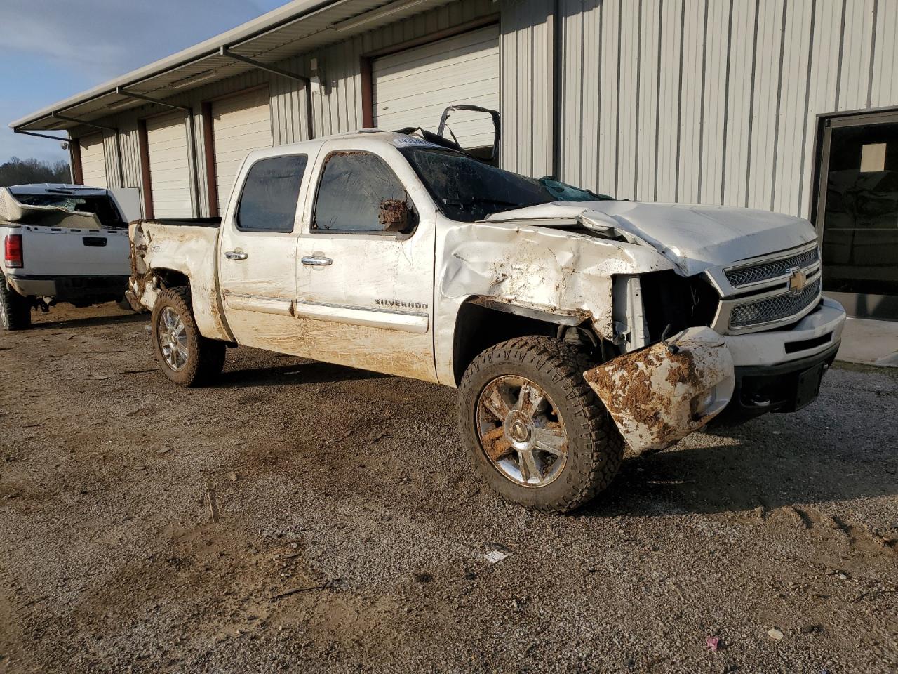 2012 Chevrolet Silverado VIN 3GCPKTE73CG105020 Copart auction photo, all over / rollover damage thumbnail 4