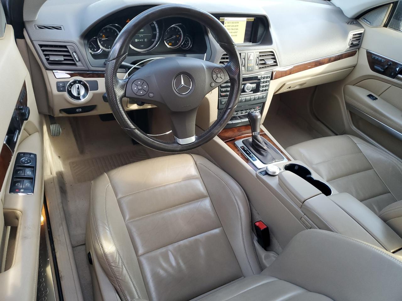 2011 Mercedes-Benz E-klasse VIN WDDKK5GFXBF053093 Copart auction photo, side / front end damage thumbnail 8