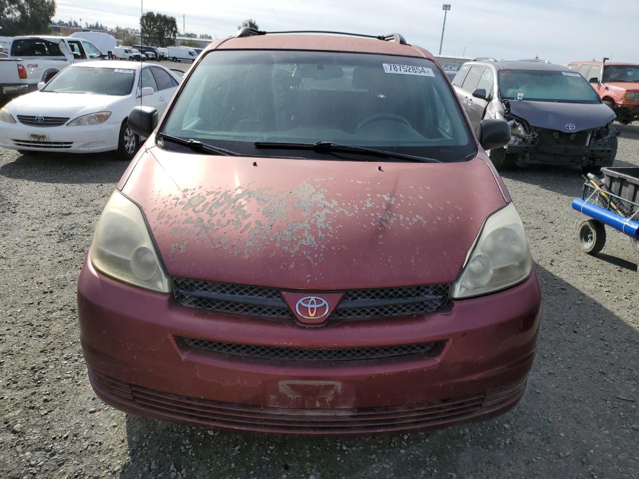 2004 Toyota Sienna VIN 5TDZA23C24S178873 Copart auction photo, side damage thumbnail 5