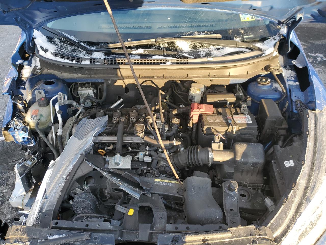 2021 Nissan Kicks VIN 3N1CP5BV7ML539693 Copart auction photo, front end / side damage thumbnail 11