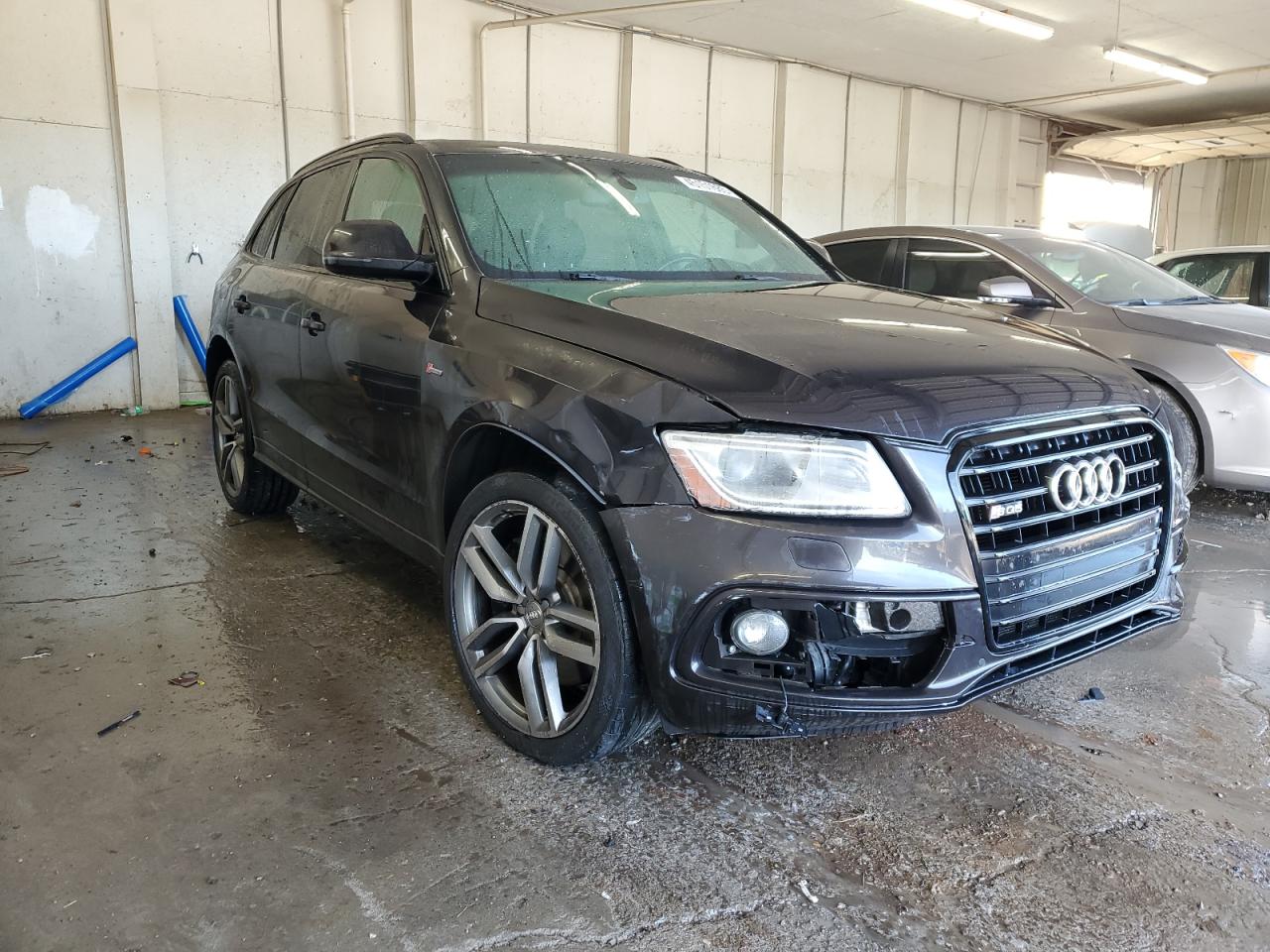 2016 Audi SQ5 VIN WA1CCAFP3GA009613 Copart auction photo, front end / undercarriage damage thumbnail 4