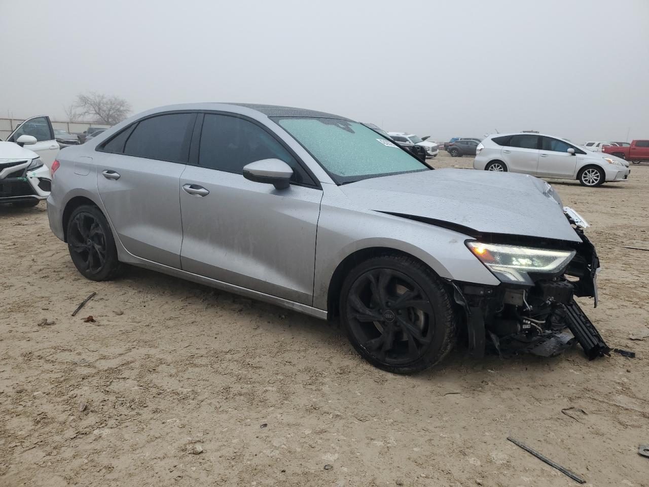 2023 Audi A3 VIN WAUAUDGY5PA114749 Copart auction photo, front end damage thumbnail 4