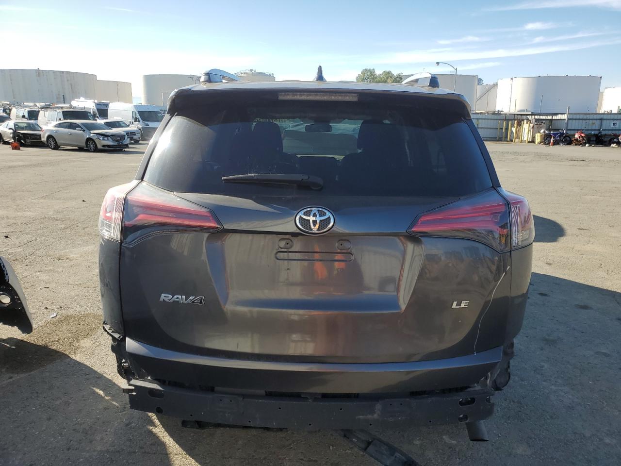 2018 Toyota RAV 4 VIN 2T3ZFREV3JW460393 Copart auction photo, rear end / side damage thumbnail 6