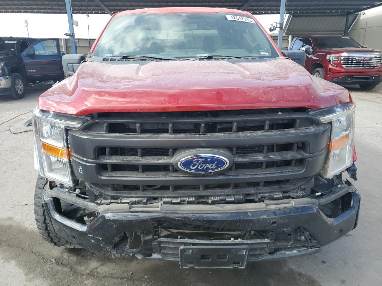 2021 Ford F-150 VIN 1FTEW1CP0MKD32677 Copart auction photo, all over / hail damage thumbnail 5