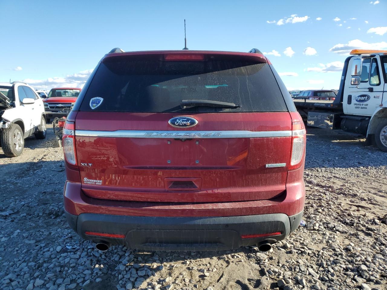 2013 Ford Explorer VIN 1FM5K7D90DGB25445 Copart auction photo, front end damage thumbnail 6