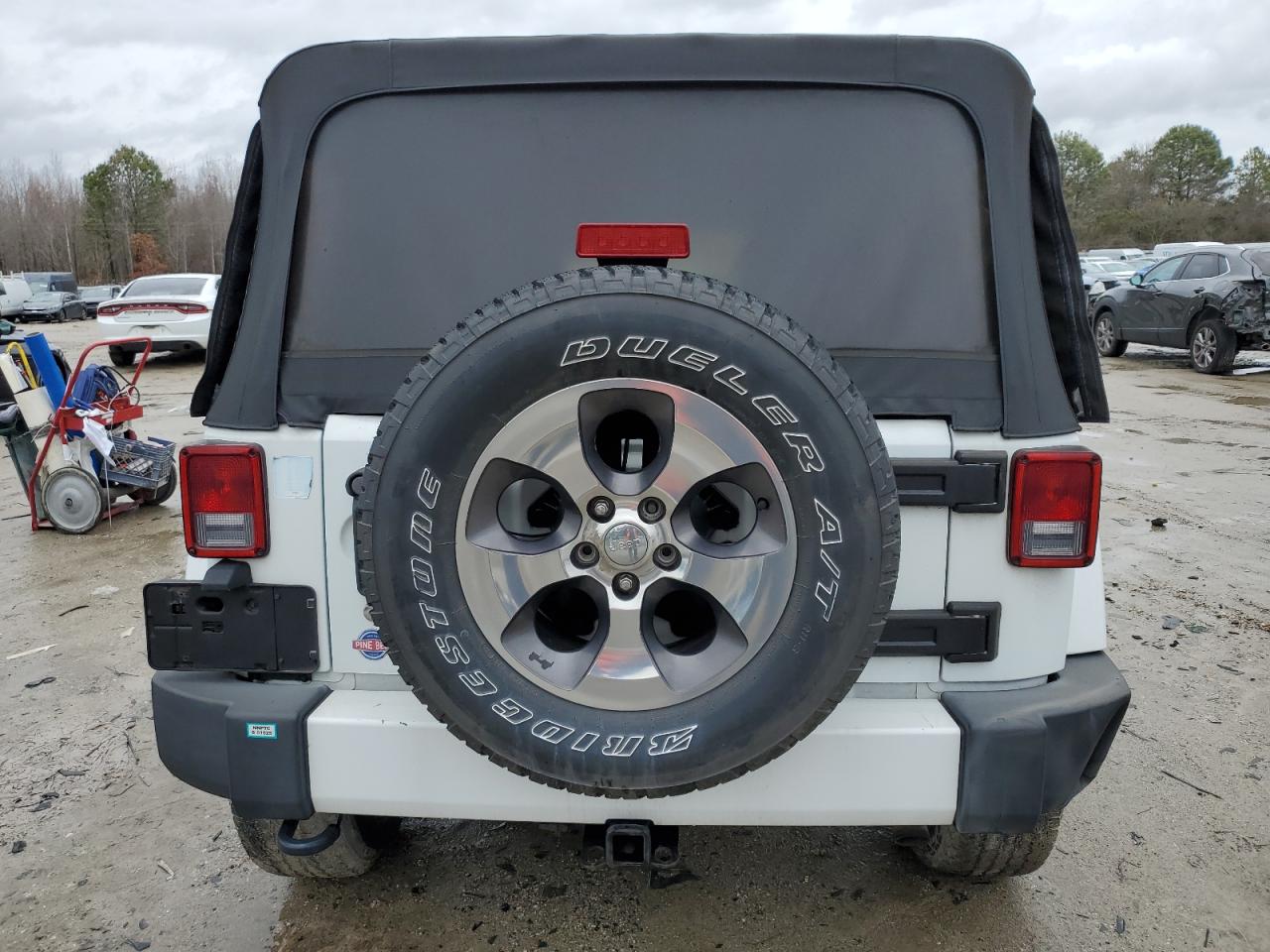 2016 Jeep Wrangler VIN 1C4BJWEG8GL158805 Copart auction photo, front end / undercarriage damage thumbnail 6