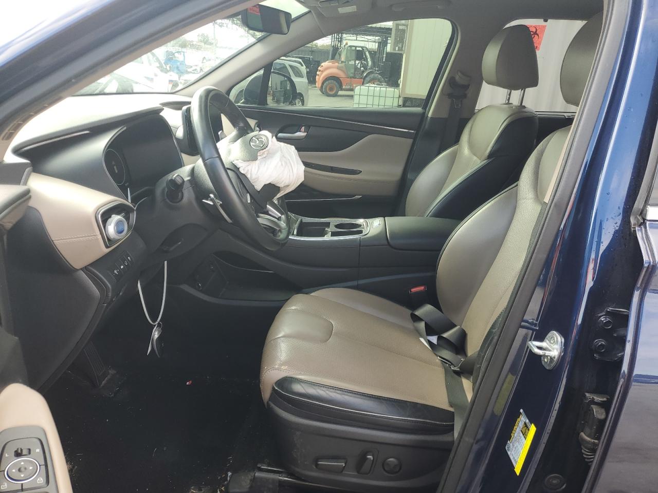 2021 Hyundai Santa Fe VIN 5NMS34AJ3MH358892 Copart auction photo, front end / side damage thumbnail 7