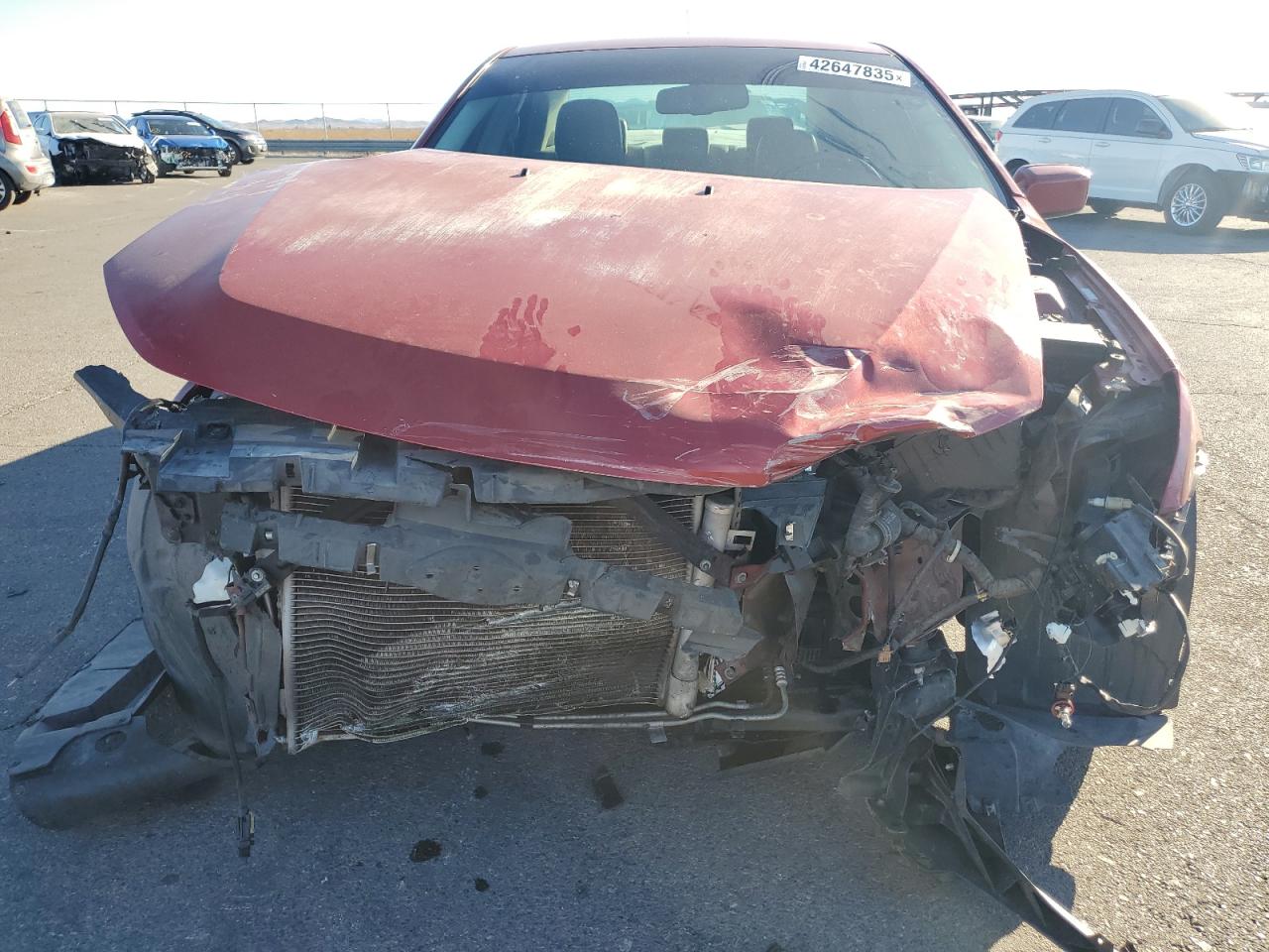 2010 Ford Fusion VIN 3FAHP0JA7AR166528 Copart auction photo, front end / mechanical damage thumbnail 5