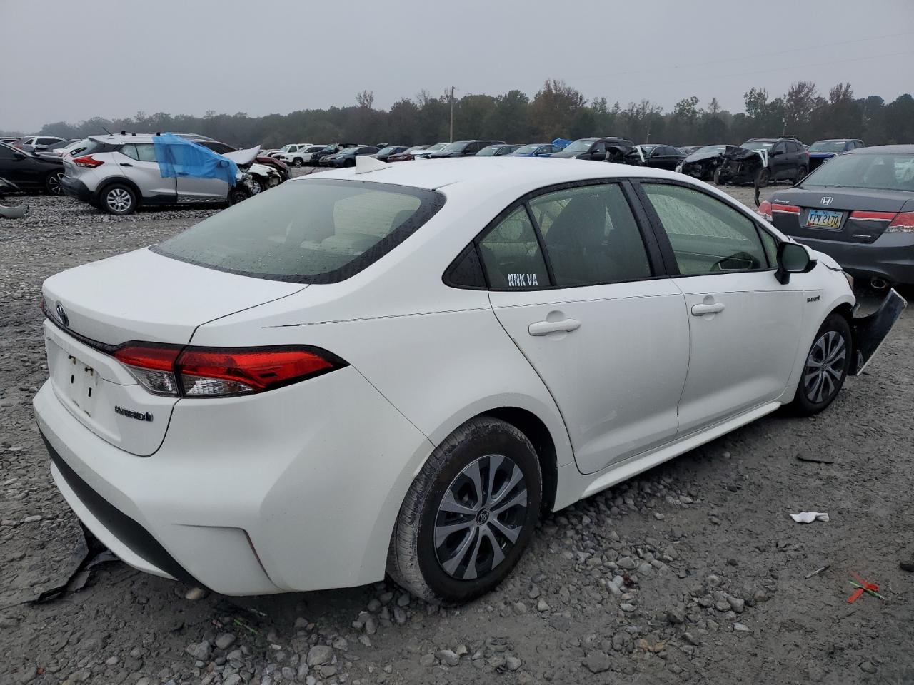 2020 Toyota Corolla VIN JTDEBRBE4LJ021817 Copart auction photo, front end damage thumbnail 3