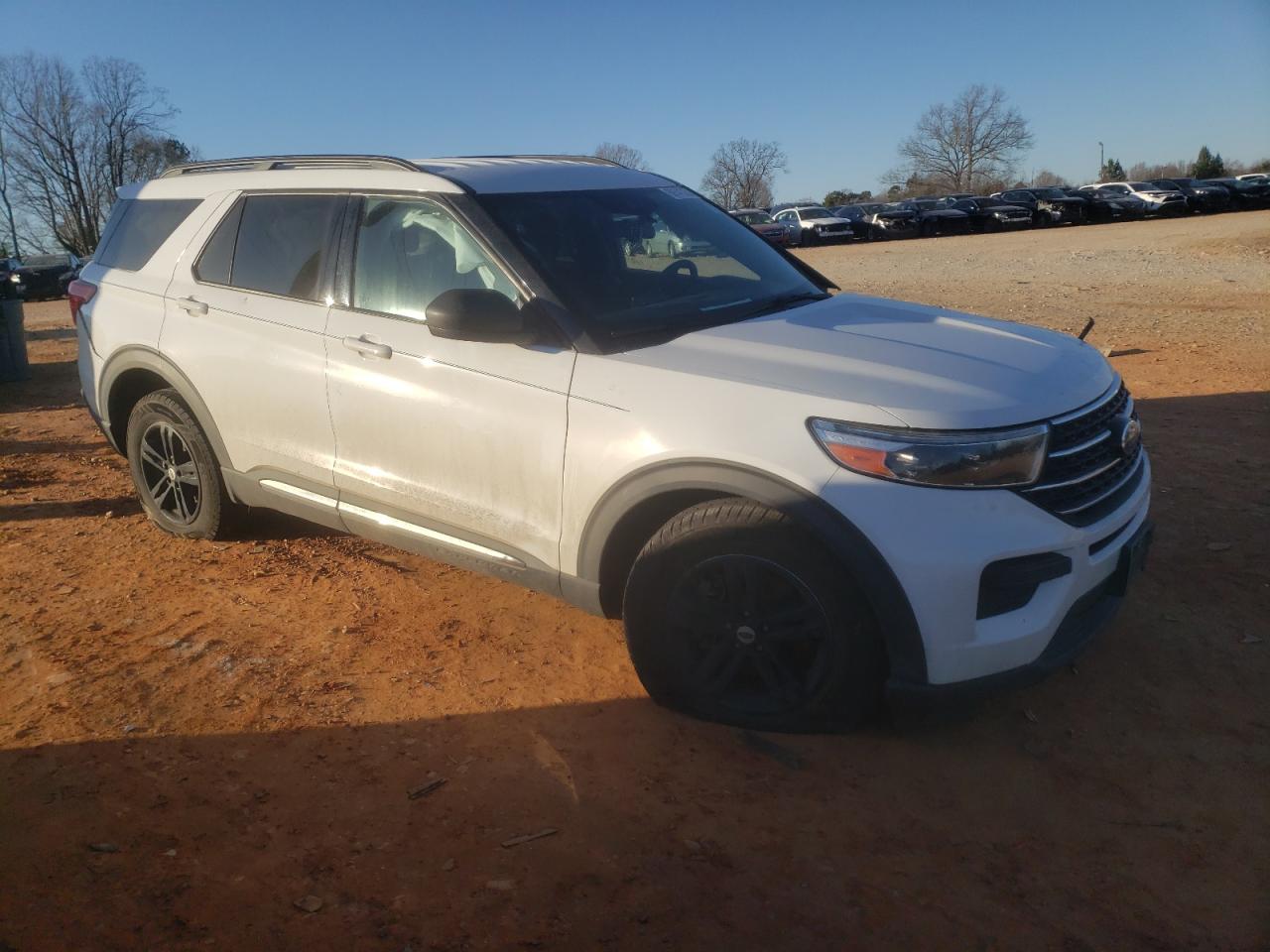 2020 Ford Explorer VIN 1FMSK8DH9LGA60948 Copart auction photo, front end damage thumbnail 4