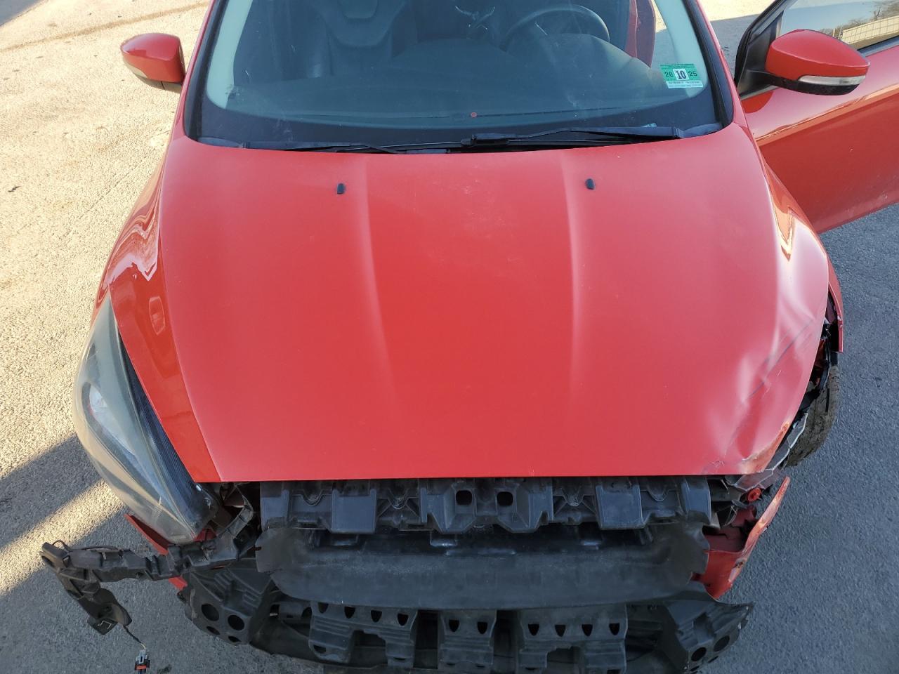 2016 Ford Focus VIN 1FADP3F25GL316077 Copart auction photo, rear end / front end damage thumbnail 11
