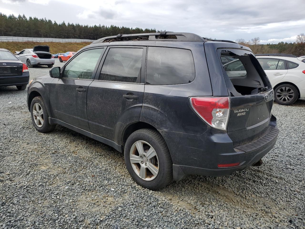 2010 Subaru Forester VIN JF2SH6BC9AH785781 Copart auction photo, all over damage thumbnail 2