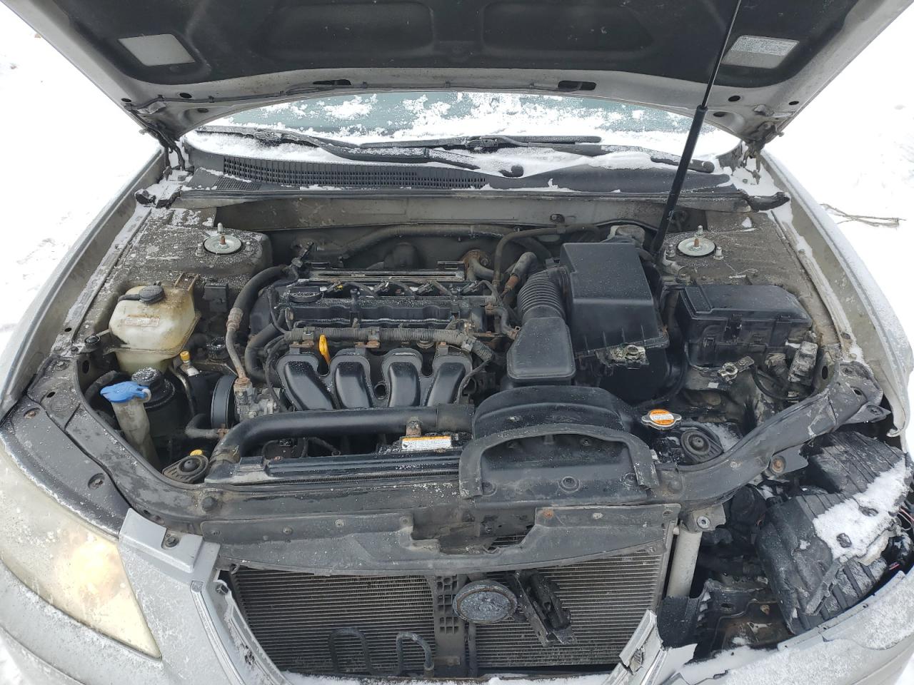 2009 Hyundai Sonata VIN 5NPET46C59H559307 Copart auction photo, front end / side damage thumbnail 11