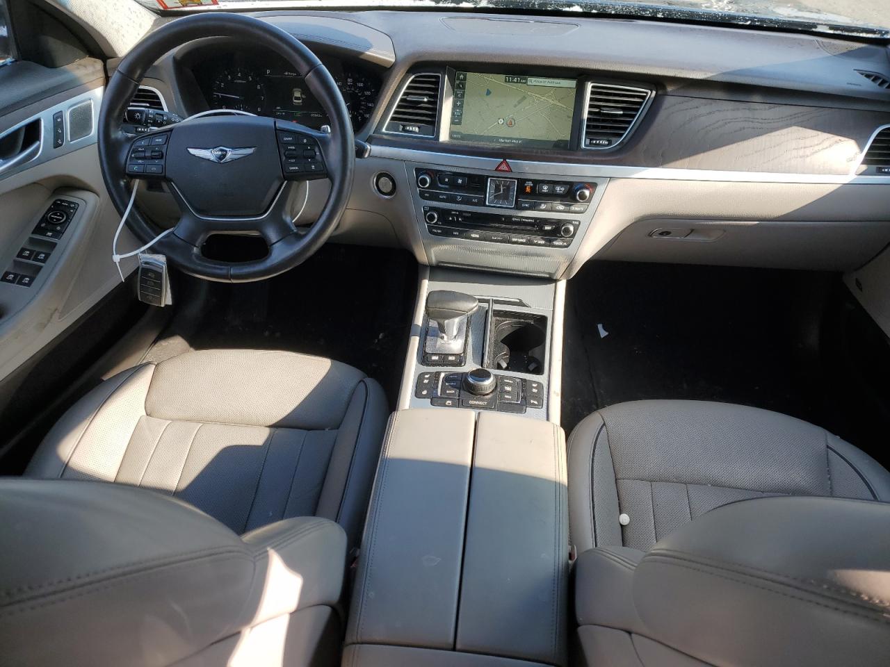 2019 Genesis G80 VIN KMHGN4JE6KU291273 Copart auction photo, rear end damage thumbnail 8