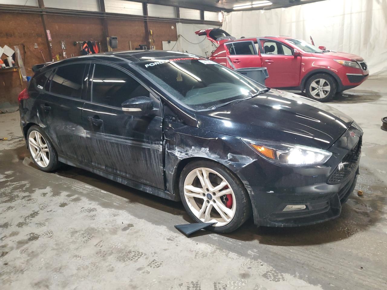 2018 Ford Focus VIN 1FADP3L93JL238830 Copart auction photo, all over damage thumbnail 4