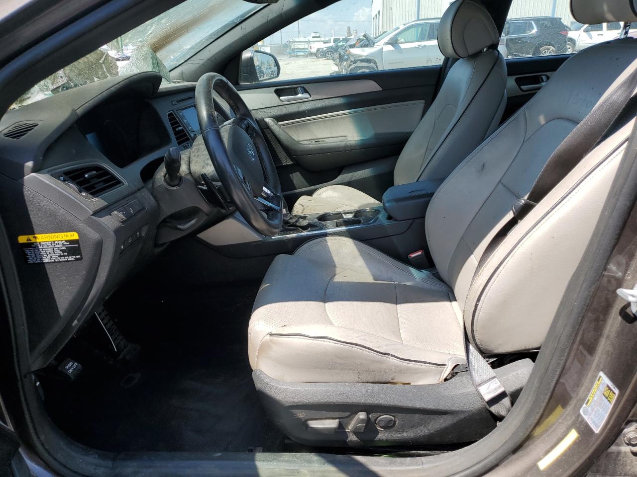2015 Hyundai Sonata VIN 5NPE34AB9FH101330 Copart auction photo, burn - engine damage thumbnail 7
