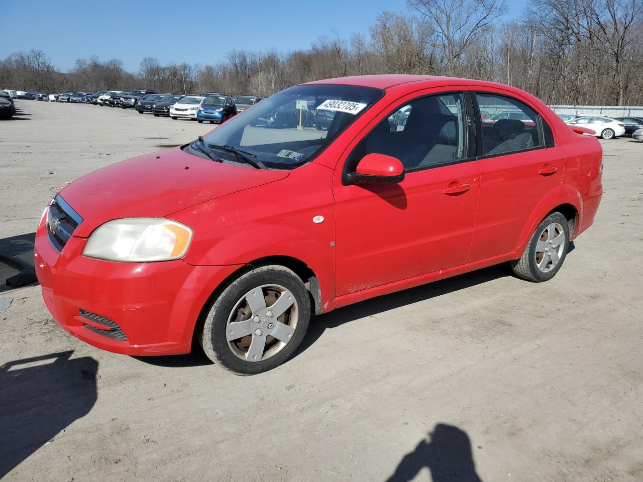 2007 Chevrolet Aveo VIN KL1TD56687B097027 - Copart auction photo