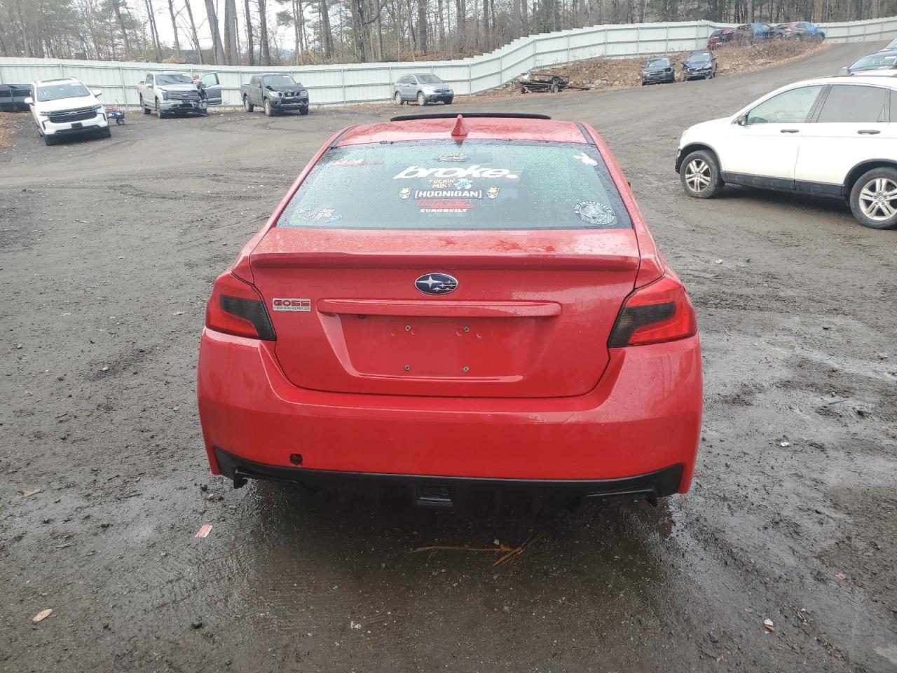 2017 Subaru WRX VIN JF1VA1E68H9814870 Copart auction photo, front end / minor dent/scratches damage thumbnail 6
