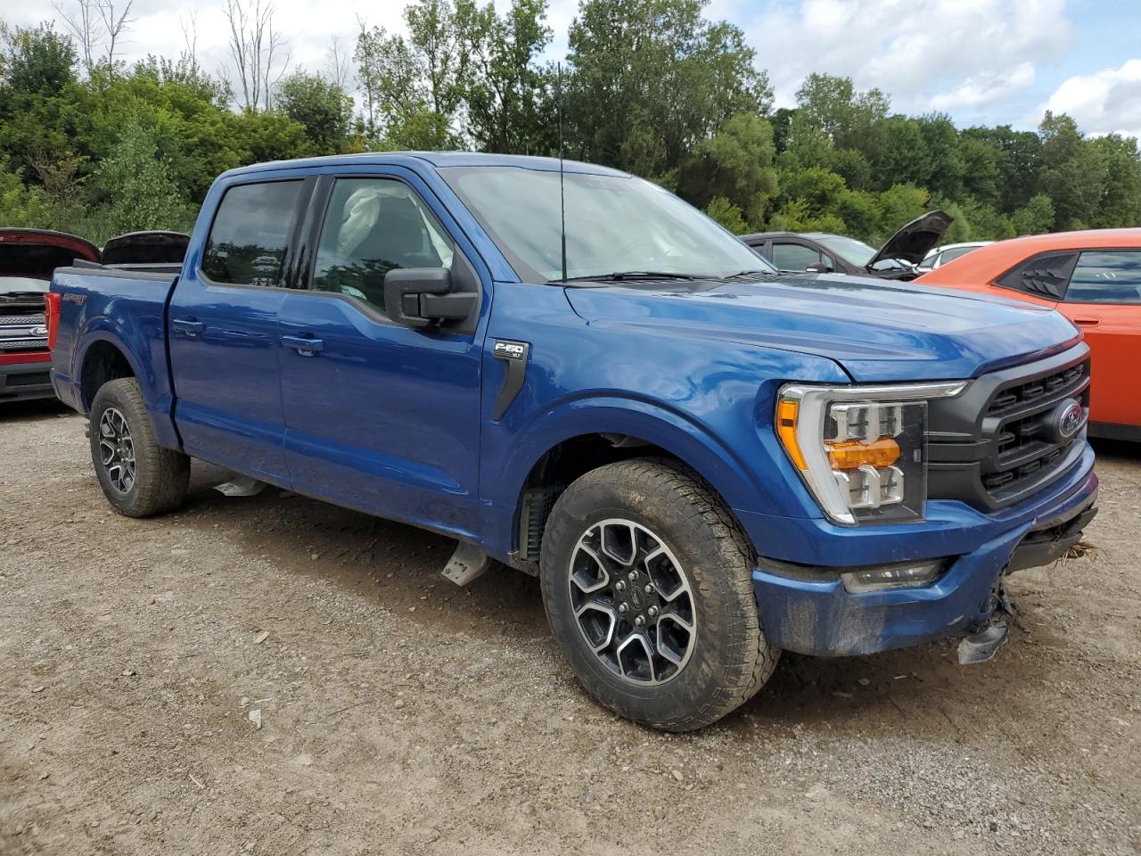 2022 Ford F-150 VIN 1FTEW1EP5NFA79492 Copart auction photo, all over damage thumbnail 4