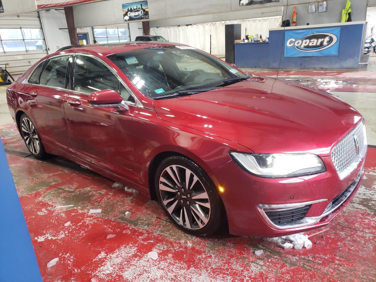 2017 Lincoln MKZ VIN 3LN6L5FC7HR632601 Copart auction photo, side damage thumbnail 4