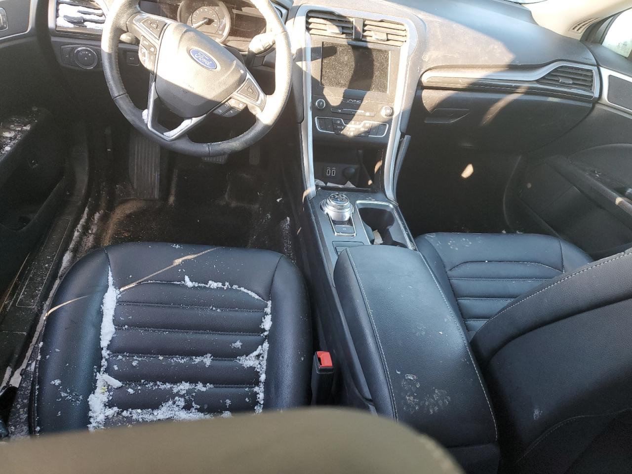2019 Ford Fusion VIN 3FA6P0MU3KR147683 Copart auction photo, all over damage thumbnail 8