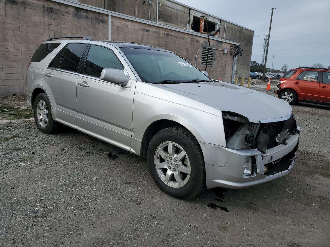 2008 Cadillac SRX VIN 1GYEE437680148361 Copart auction photo, front end damage thumbnail 4