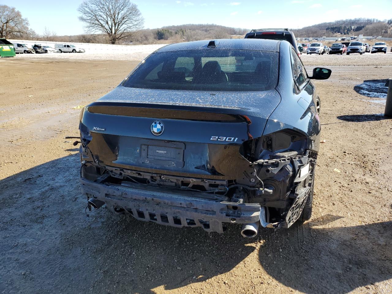2023 BMW 2er VIN 3MW33CM07P8D30067 Copart auction photo, front end / rear end damage thumbnail 6