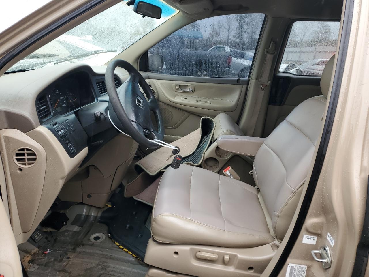 2002 Honda Odyssey VIN 2HKRL18662H531867 Copart auction photo, water/flood damage thumbnail 7