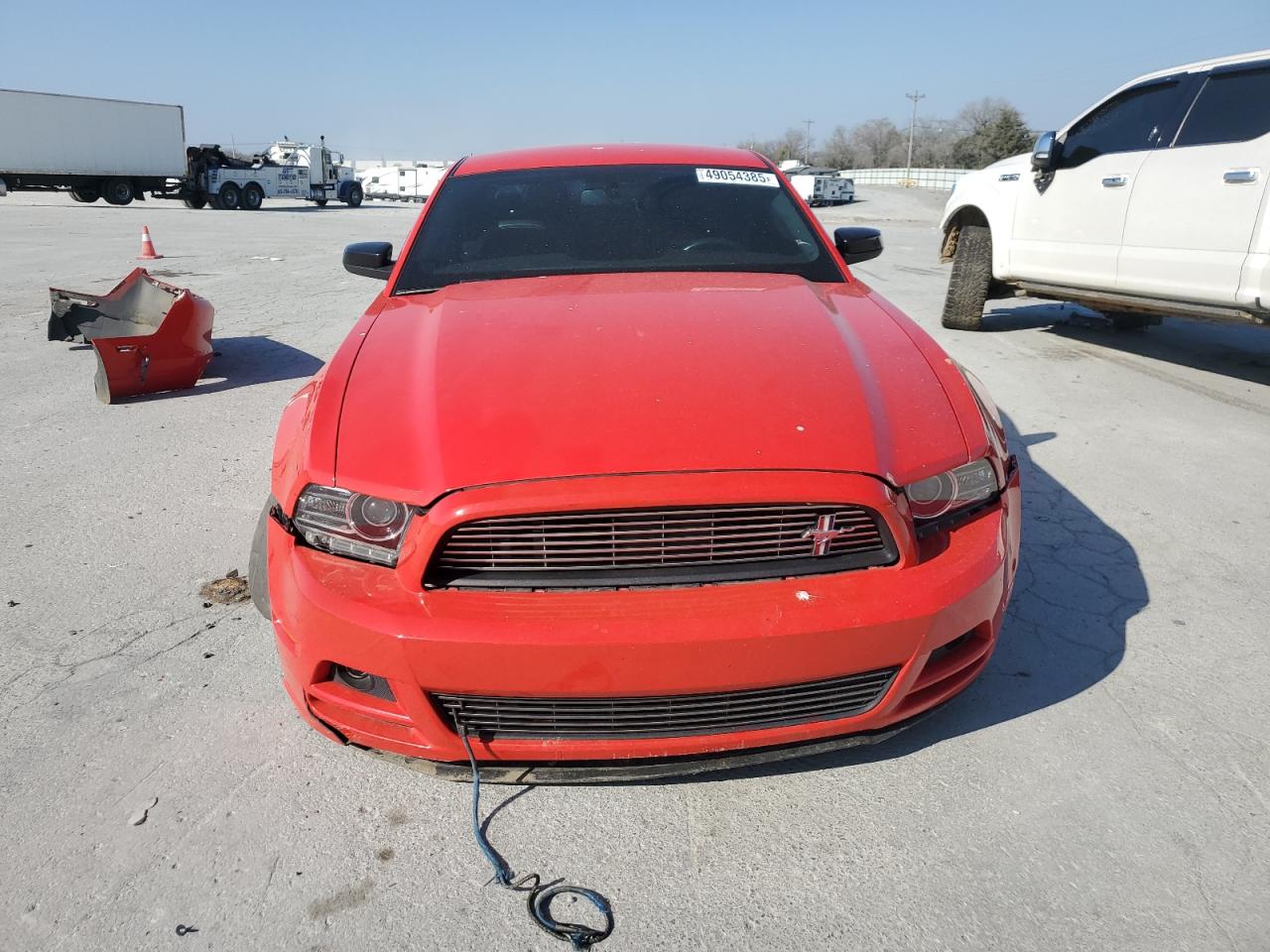 2013 Ford Mustang VIN 1ZVBP8AM7D5231133 Copart auction photo, rear end / front end damage thumbnail 5