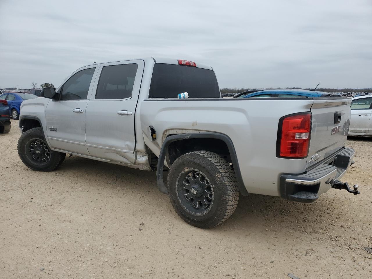 2015 GMC Sierra VIN 3GTP1UEC5FG512590 Copart auction photo, side damage thumbnail 2