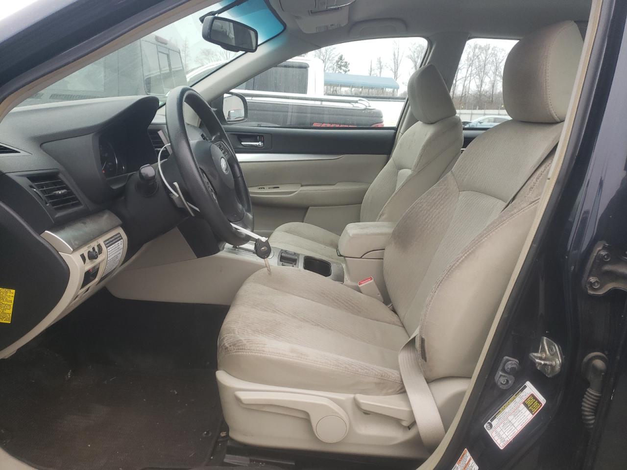 2012 Subaru Outback VIN 4S4BRCAC3C3296848 Copart auction photo, front end / side damage thumbnail 7