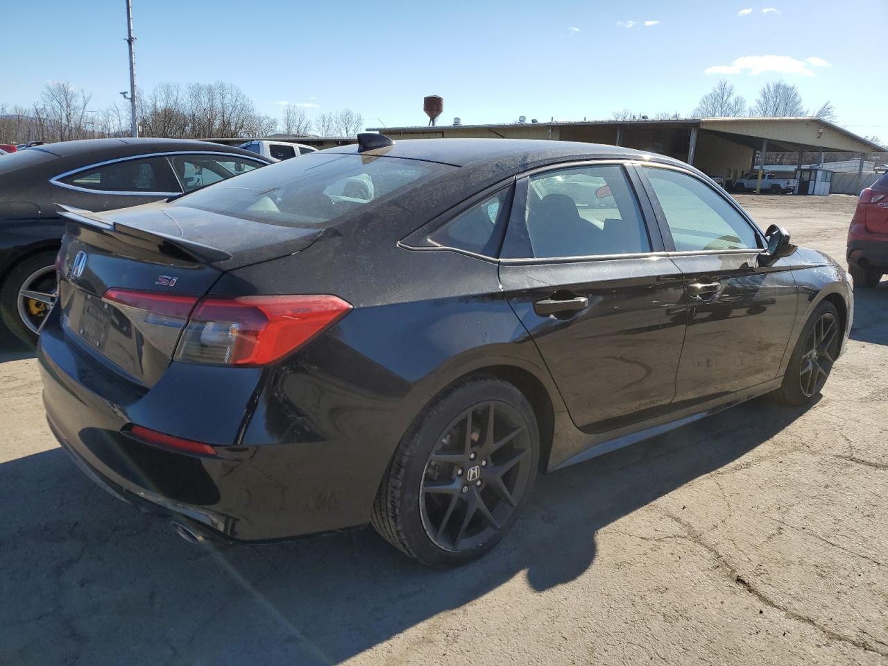 2022 Honda Civic VIN 2HGFE1E52NH476910 Copart auction photo, side / rear end damage thumbnail 3