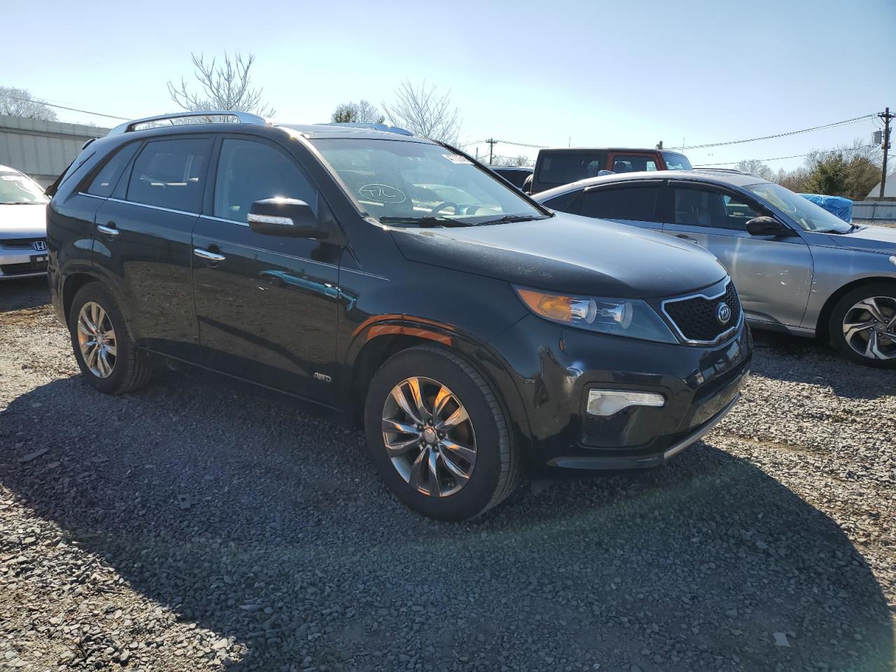 2013 KIA Sorento VIN 5XYKWDA20DG360643 Copart auction photo, rear end damage thumbnail 4