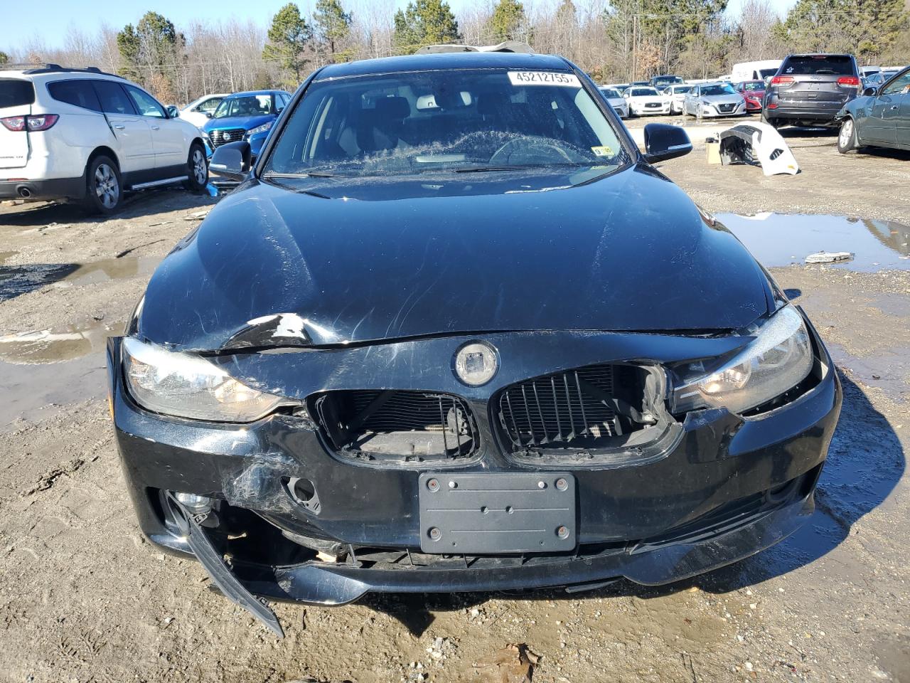 2014 BMW 3er VIN WBA3B1C58EK133909 Copart auction photo, front end / minor dent/scratches damage thumbnail 5