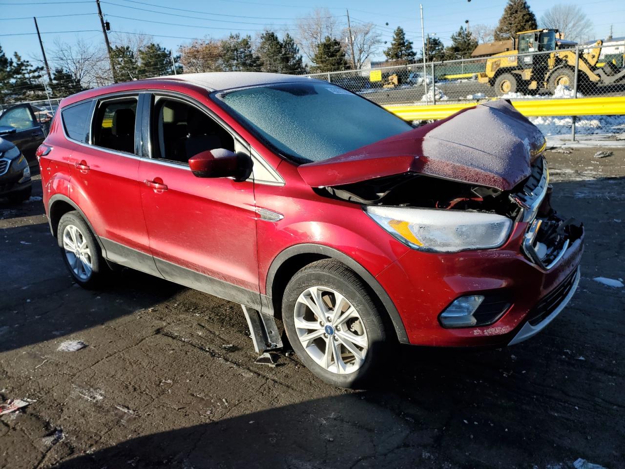 2019 Ford Escape VIN 1FMCU9GD0KUA71317 Copart auction photo, front end damage thumbnail 4