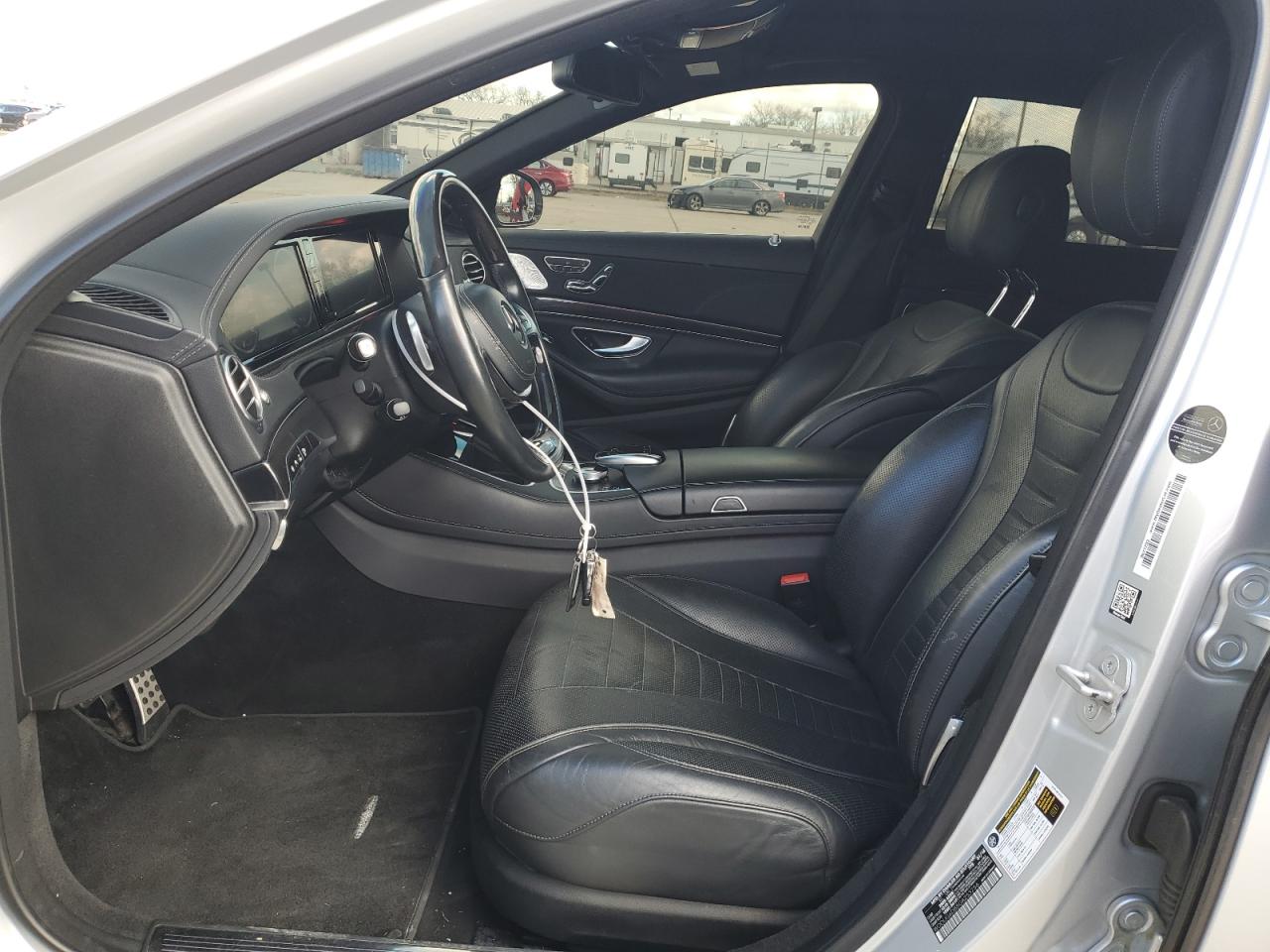 2016 Mercedes-Benz S-klasse VIN WDDUG6DB5GA253756 Copart auction photo, front end damage thumbnail 7