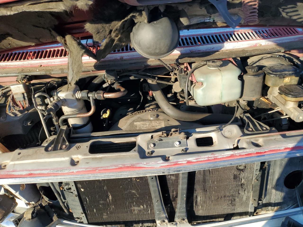 1991 GMC RALLY WAGON VIN 2GJGG39K4M4513706 Copart auction photo, all over damage thumbnail 12