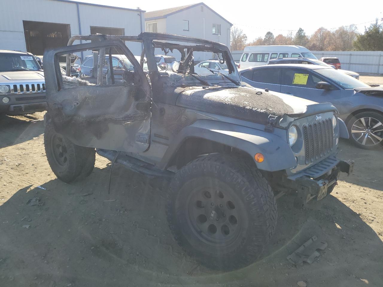 2014 Jeep Wrangler VIN 1C4AJWAGXEL142278 Copart auction photo, burn / burn - interior damage thumbnail 4