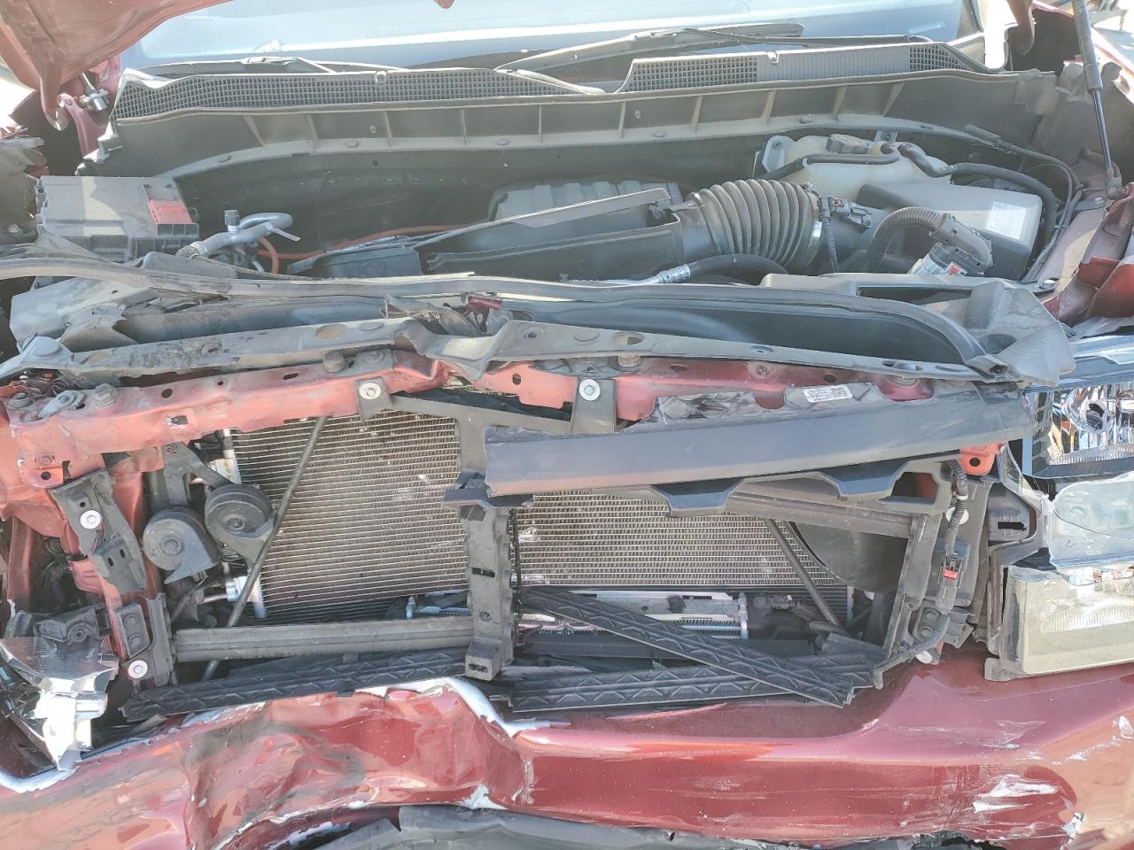 2021 Chevrolet Silverado VIN 3GCPYBEK3MG427090 Copart auction photo, front end / side damage thumbnail 12