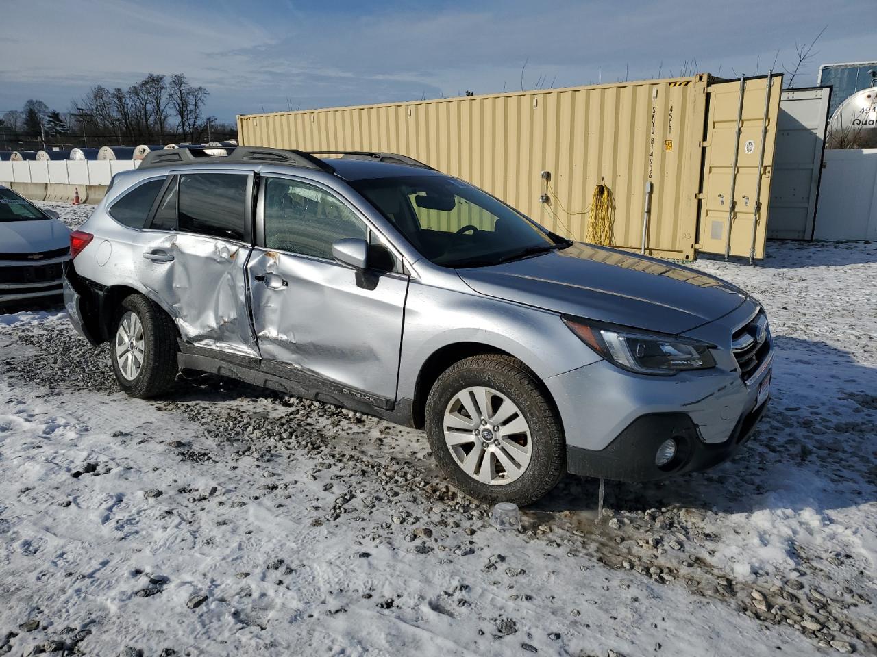 2019 Subaru Outback VIN 4S4BSAFC3K3311493 Copart auction photo, side / rear end damage thumbnail 4