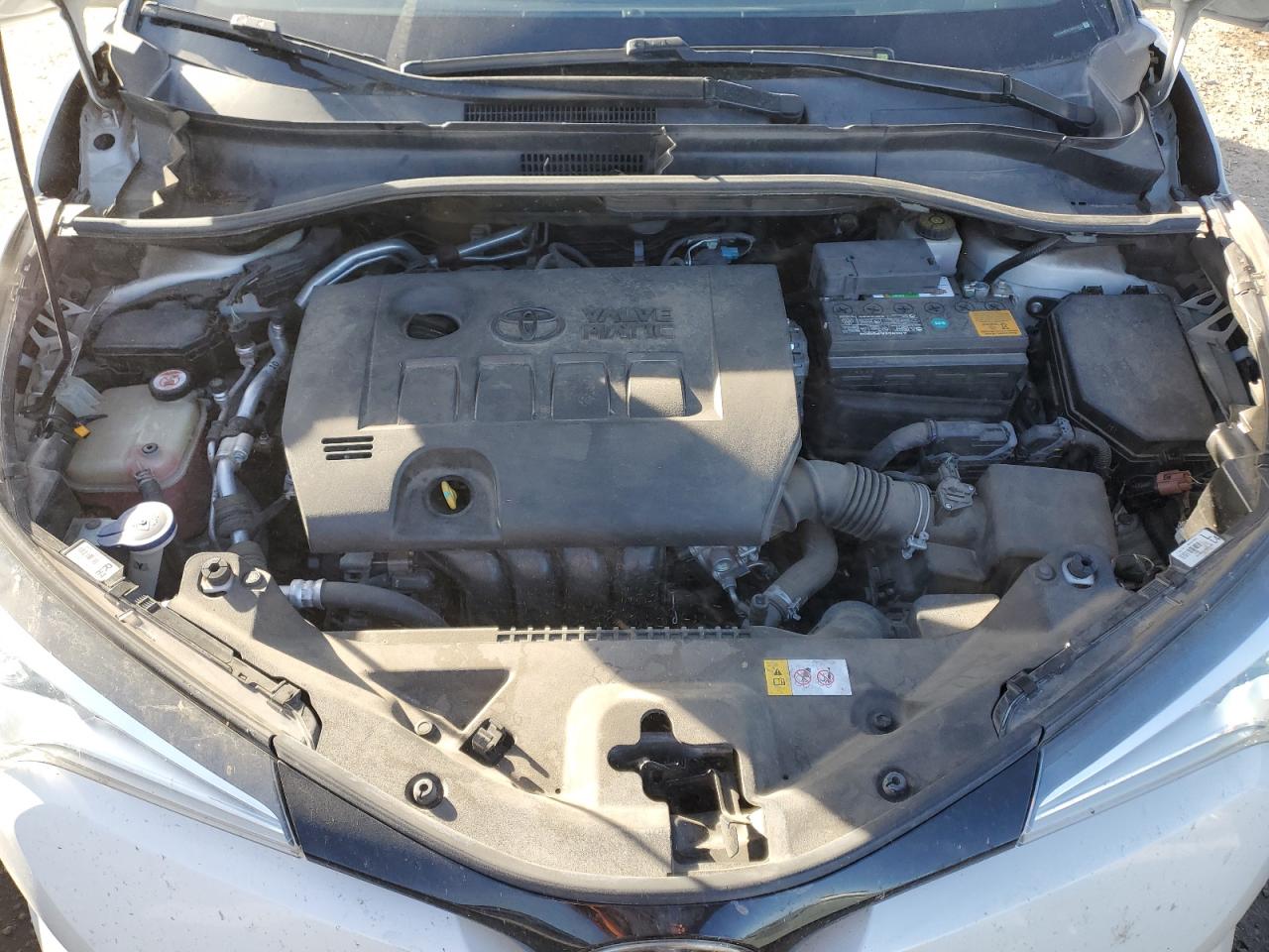 2018 Toyota C-HR VIN NMTKHMBX0JR012651 Copart auction photo, rear end / undercarriage damage thumbnail 11