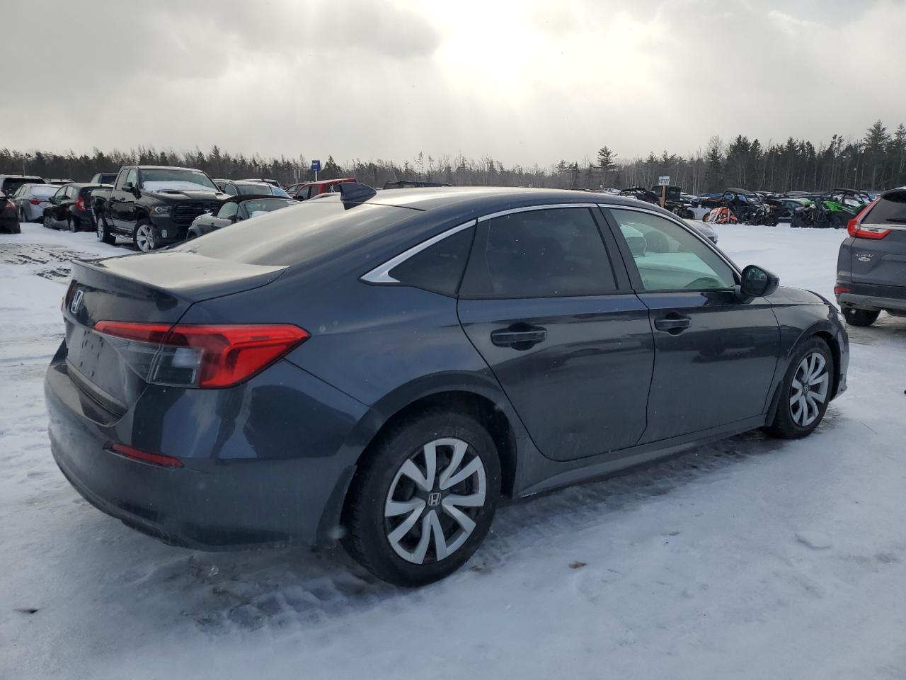 2022 Honda Civic VIN 2HGFE2F23NH128432 Copart auction photo, front end damage thumbnail 3