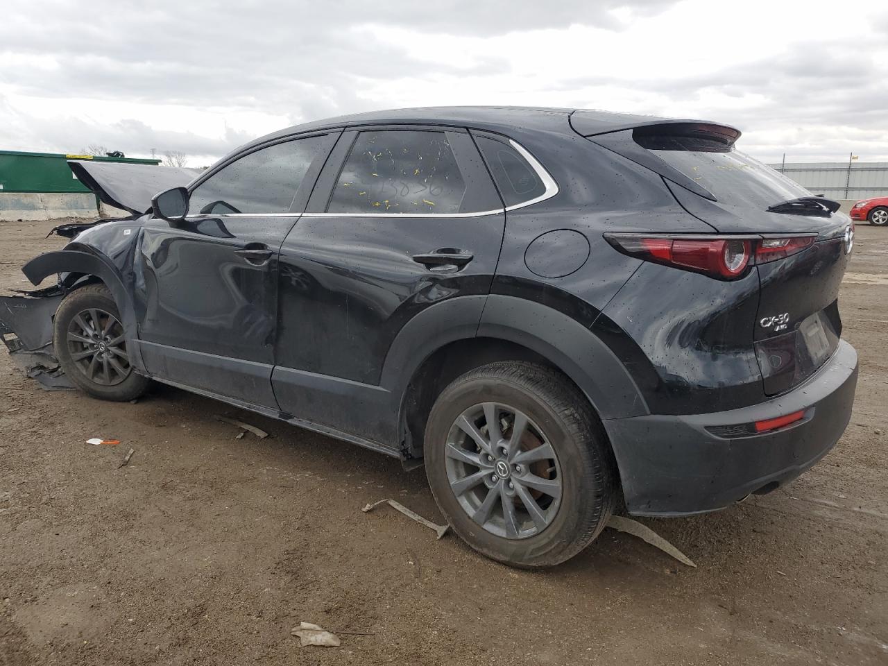 2022 Mazda CX-30 VIN 3MVDMBAL6NM423856 Copart auction photo, front end / side damage thumbnail 2