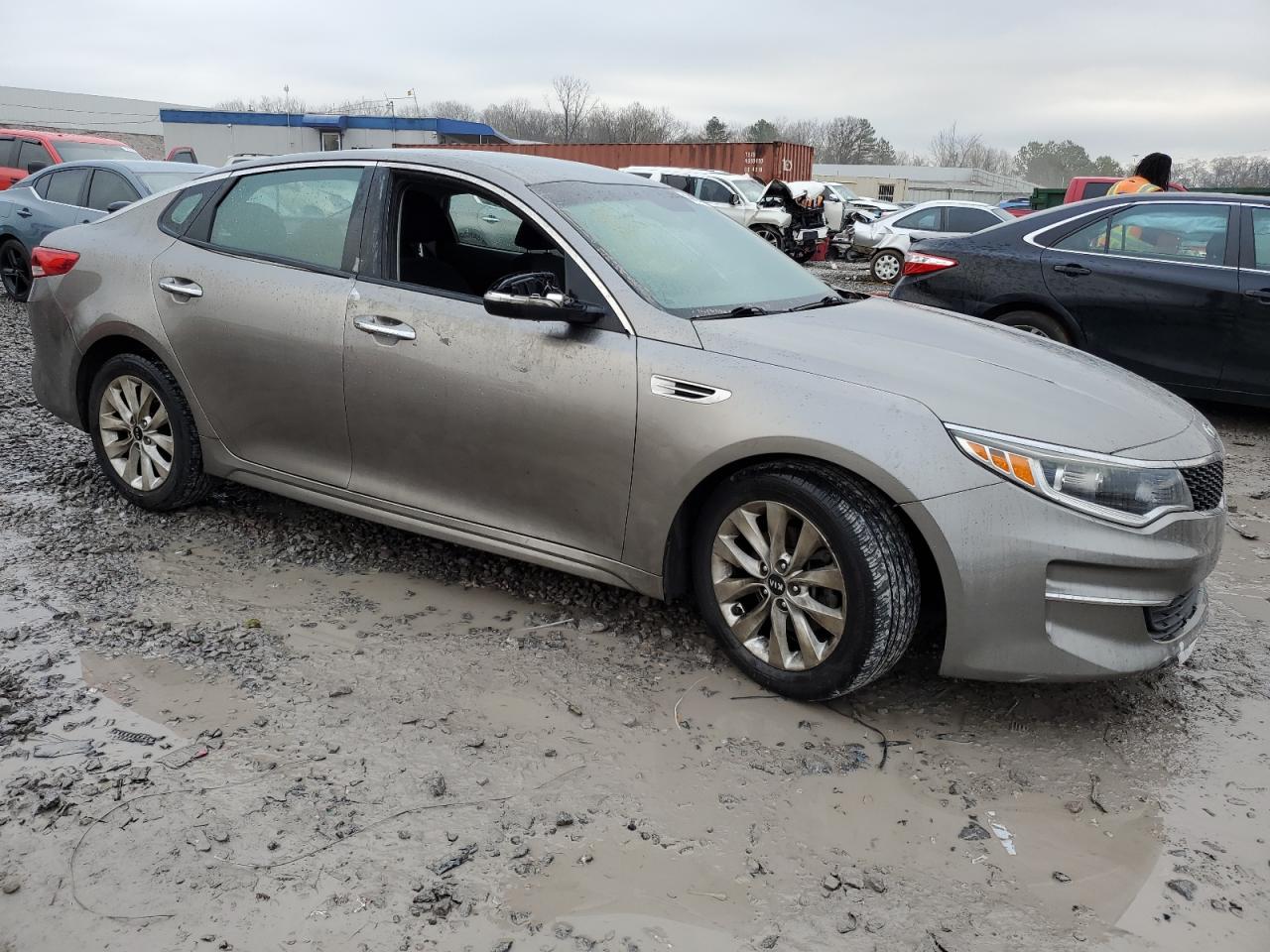 2016 KIA Optima VIN 5XXGT4L3XGG006397 Copart auction photo, side damage thumbnail 4