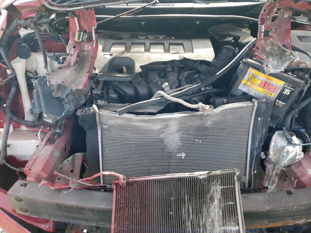 2009 Toyota Corolla VIN JTDBL40E99J015820 Copart auction photo, front end damage thumbnail 11