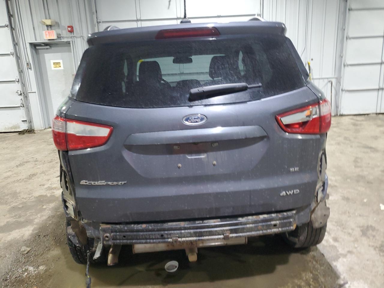 2018 Ford EcoSport VIN MAJ6P1UL2JC237434 Copart auction photo, front end / rear end damage thumbnail 6