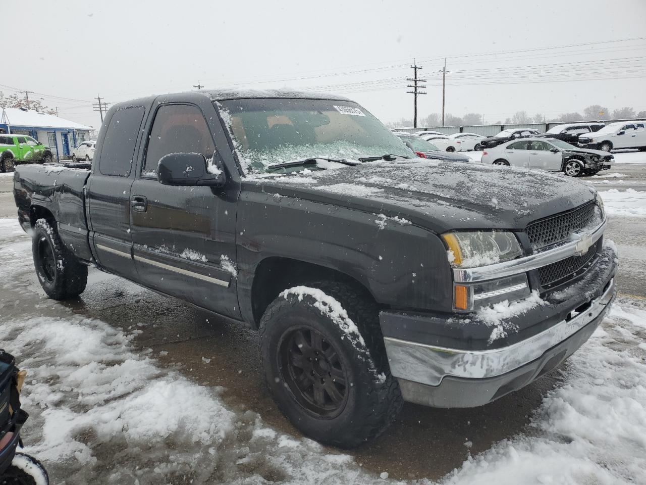 2003 Chevrolet Silverado VIN 1GCEK19T53Z224559 Copart auction photo, rear end damage thumbnail 4