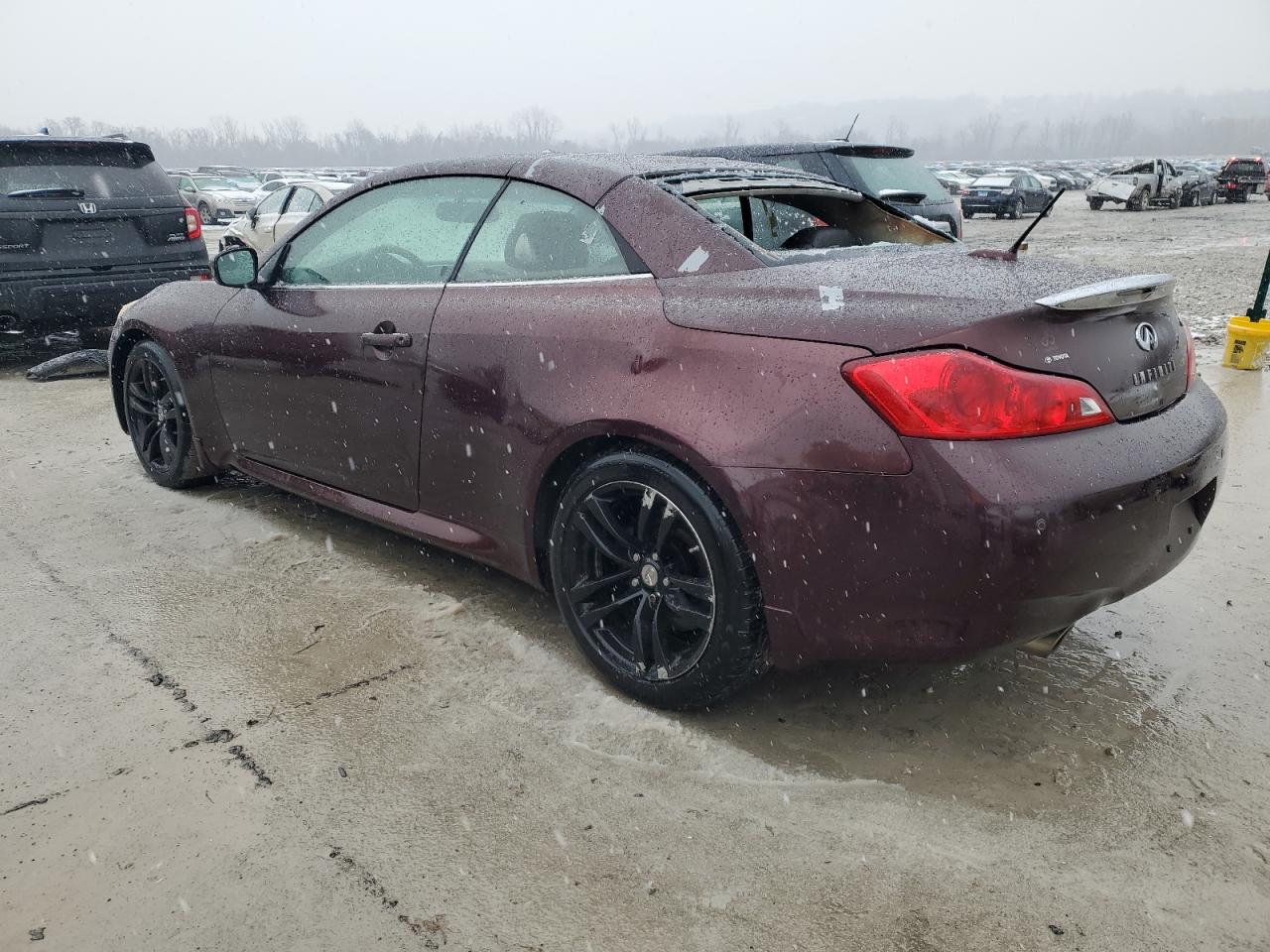 2010 Infiniti G VIN JN1CV6FE3AM350675 Copart auction photo, side damage thumbnail 2